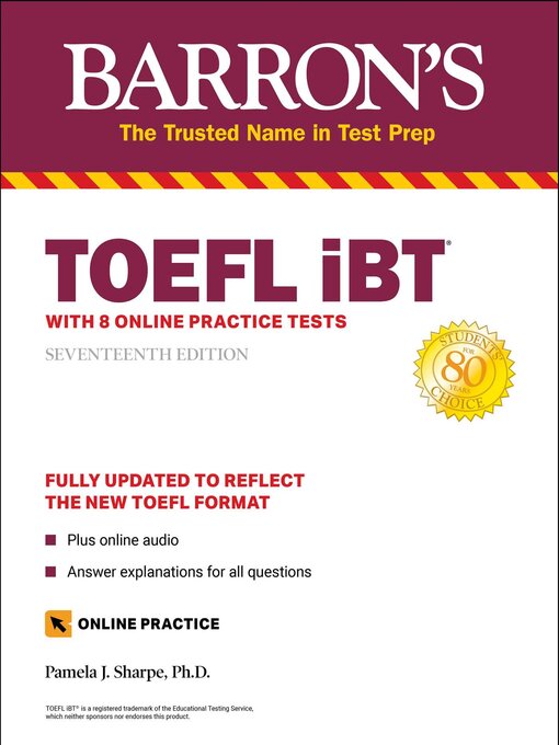 Title details for TOEFL iBT by Pamela J. Sharpe - Available